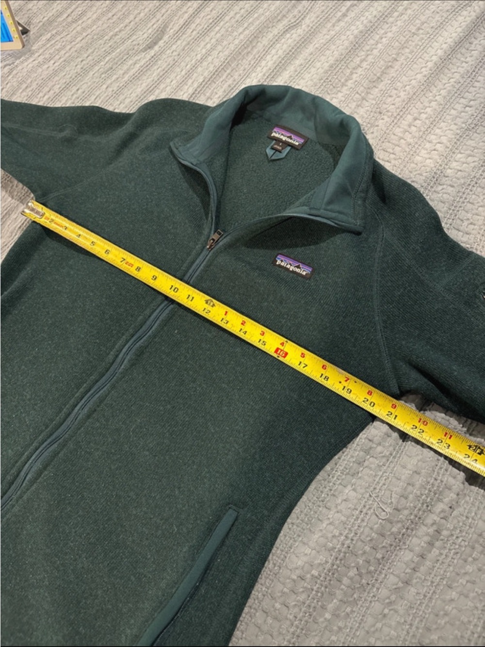 Patagonia Women's Full-Zip Fleece Jacket — Teal Green - Picture 6 of 7